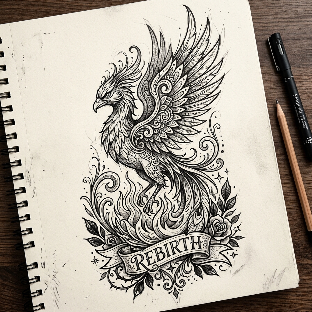 diseño personalizado tatuaje boceto Moana Tattoo Zaragoza